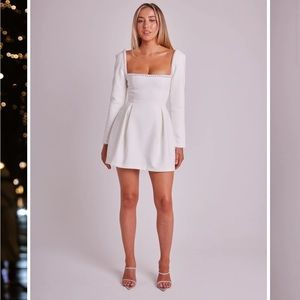 The Ultimate Muse Pearl Dress | White